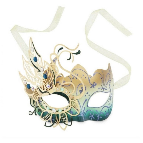 Disney Tiana Midnight Masquerade Adult Mask Costume - Picture 1 of 5